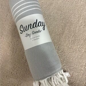 Dry Goods Gray Turkish Towel